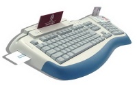 Keyboard with Smart Card Reader - SUZK1420