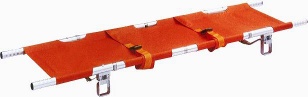 Foldable stretcher 4 parts