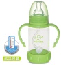 120ml standard straight glassfeeding bottle (discoloring silicone case) - 8030