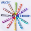 12 Multicolors Custom Whiteboard Marker Pen , with Refill Ink Kids Whiteboard Marker Set