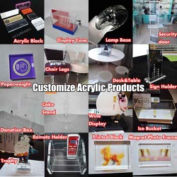 15 Years Manufacturer of Acrylic Displays Customized Acrylic Products