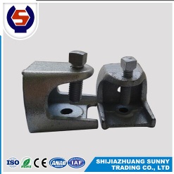 Hot dip malleable iron Channel beam clamp