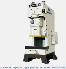 A series popular type precision press 15-260Tons - APA