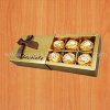 Custom Premium Printed Paper Chocolate Packaging Boxes