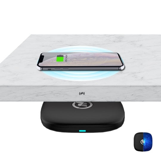 ZeePower 20mm Invisible Wireless Charger, Long distance Fast Wireless Charger