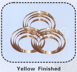 Yellow Finished Steel Strip
