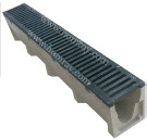 V type polymer concrete linear drainage channel system manufacturer - VHR100