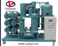 High-efficiency Vacuum ZY Series Lubricant Oil Purifier Machine - cqzkgl001