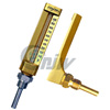 type B V-shaped industrial glass thermometer - JWV-B