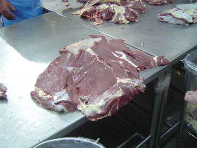 compensated quartes, complete cow side and trimming - Meat